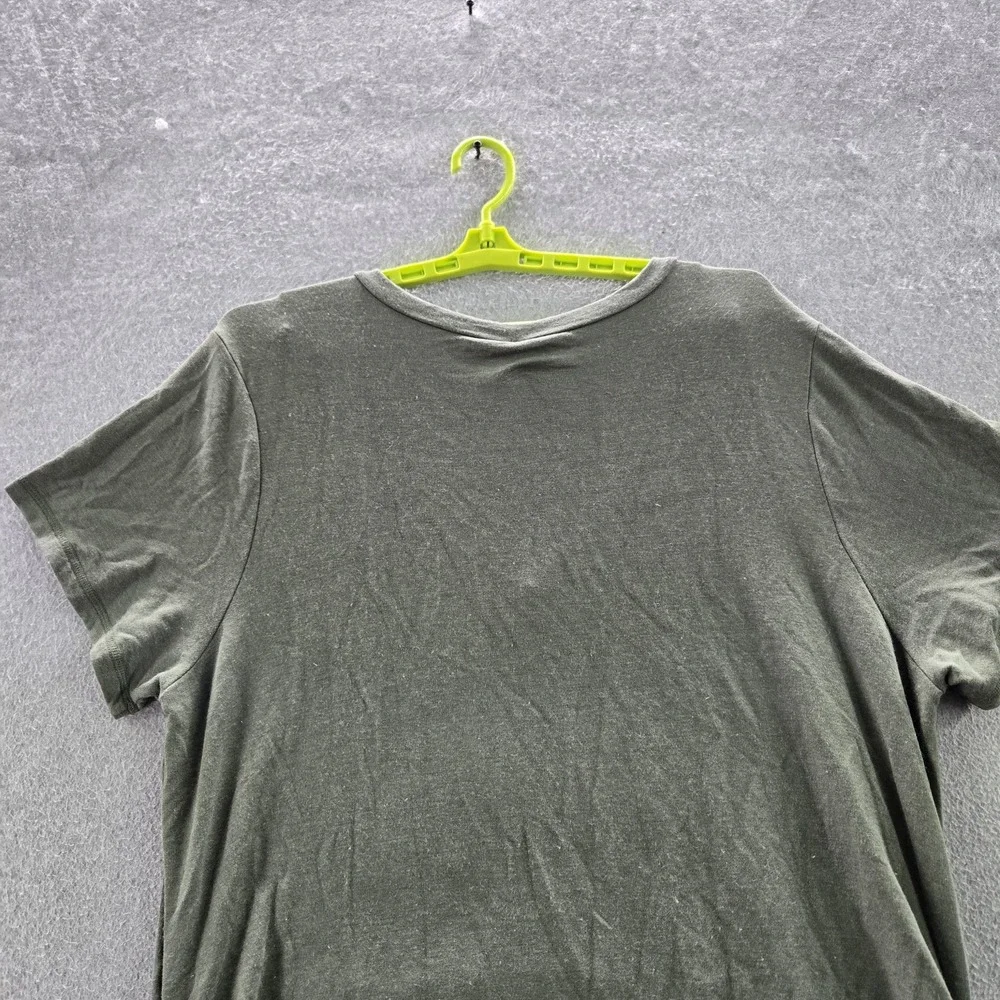 Torrid Women Sleepwear 3 Green Pajama‎ Top Drawstring Pocket Short Sleeve